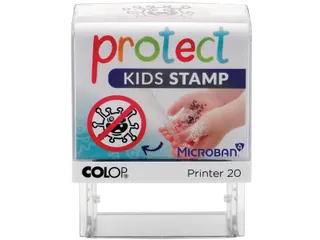 printer 20 Microban, Protect kids stamp - 1