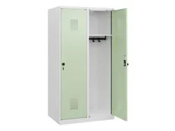 schoollocker,HxBxD 1530x800x500mm,2vak,vak B 400mm,draaigrendel
