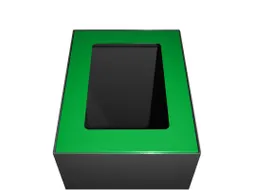 Top modulaire afvalscheidingsunit 60 liter Groen