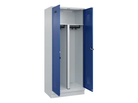 PBM-locker,HxBxD 1950x800x500mm,2vak,vak B 400mm,draaigrendel