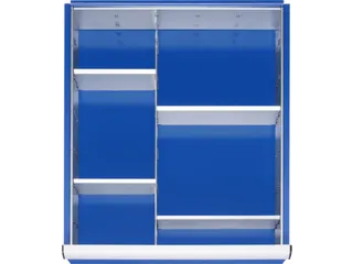 Lade-Indelingsset,V. Werkbank,1Lengteverdeler/4Scheidingsplaten - 1