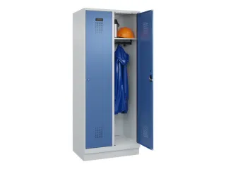 locker,HxBxD 1950x800x500mm,2vak,vak B 400mm,cil.-slot,sokkel - 1