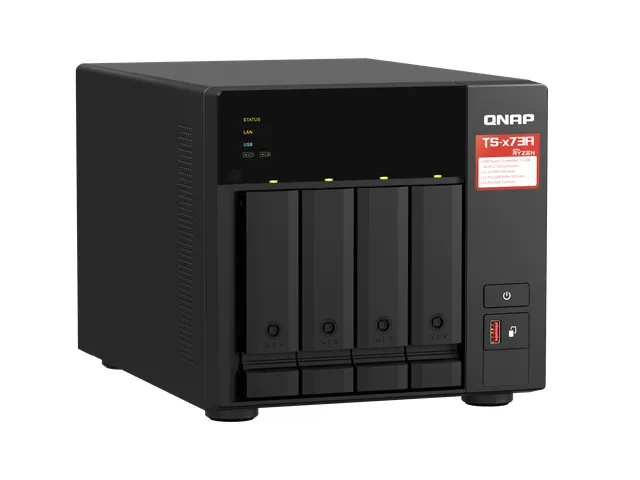 QNAP TS-473A + QSW-1105-5T Bundle Pack, NAS, Tower, Ryzen Embedded, V1