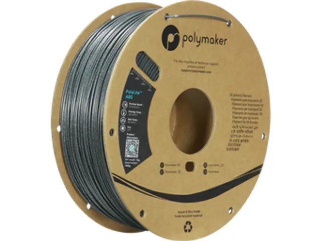 ABS Galaxy 1,75mm donkergrijs 1kg PolyLite 3D Filament