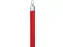 Afzetkoord Securit 150cm rood met chroome knop