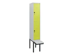 Dubbeldekse dekenkist,HxBxD 1950x300x815mm,1x2vak.,vak B 300mm