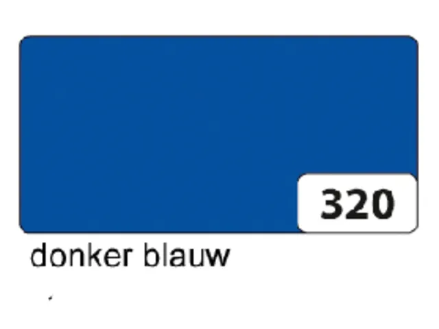 Etalagekarton Folia 48x68 cm 400gr Nr 320 Donkerblauw
