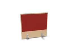 opzetpaneel,v. bureau,aanbouw achter,B 600mm,NE-esdoorn,BN4011-rood