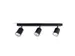 Spot plafonnier Integral Siena 3 spots IP20 GU10 noir