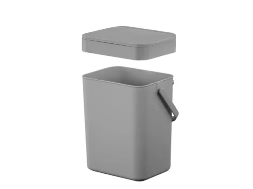 Puro II Food Waste Caddy Afvalbak 5 Liter Grijs