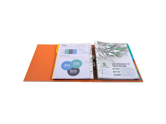 Classeur à levier Prem'Touch intérieur et extérieur en polypropylè