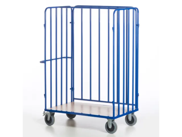chariot de transport de colis,force 600kg,plateau Lxl 1200x770mm