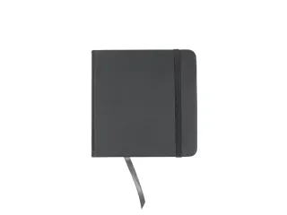 Schetsboek Kangaro 12x12cm cold grey PU HC 80 vel 140gr roomwit met el - 4