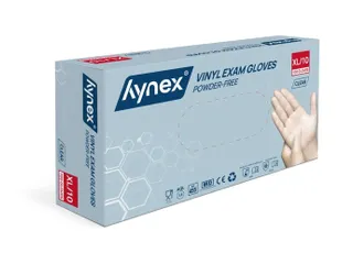 Handschoen Hynex vinyl XL transparant 4.5gr 100 stuks - 1