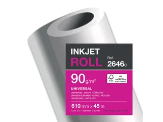 Plotterpapier Ft 610mmx45m 90 Gram - 1