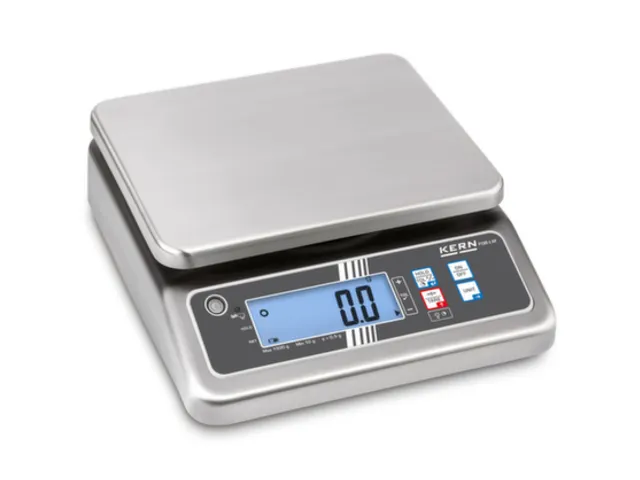 tafelweegschaal,platform BxD 252x200mm,RVS,weegbereik 8-15kg