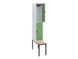 Dubbeldekse dekenkist,HxBxD 1950x300x815mm,1x2vak.,vak B 300mm - 2