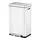 X-Cube pedaalemmer 30 Liter Wit Mat RVS
