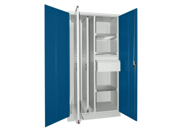 verticale kast,HxBxD 1950x1000x600mm,RAL7035,front RAL5010