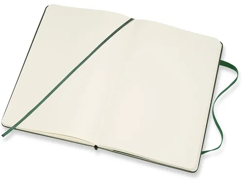 Notitieboek Moleskine large 130x210mm blanco hard cover myrtle green