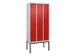 locker voor scheiding van kleding,HxBxD 2120x900x500mm,3vak