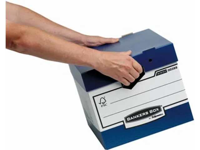 Archiefdoos Formaat 33,3 X 29,2 X 40,4 Cm Blauw