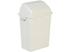 afvalbak,40l,HxBxD 600x395x276mm,wandmontage,romp PP wit