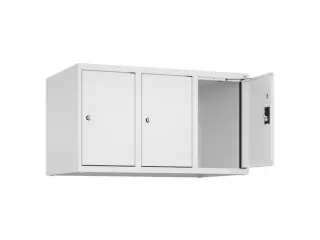 opzetkast,v. locker,3vak.,vak B 300mm,HxBxD 500x900x500mm,cilinderslot - 1