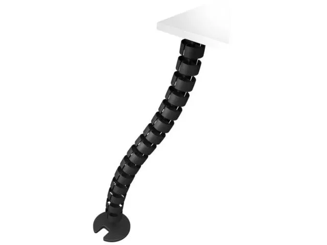 kabelworm,v. bureau,L 820mm,zwart