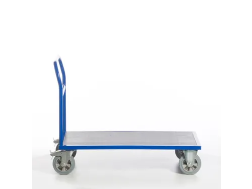 Platformwagen 1000kg Laadvlak Lxb 1200x800mm 1 Duwbeugel Ral 5010