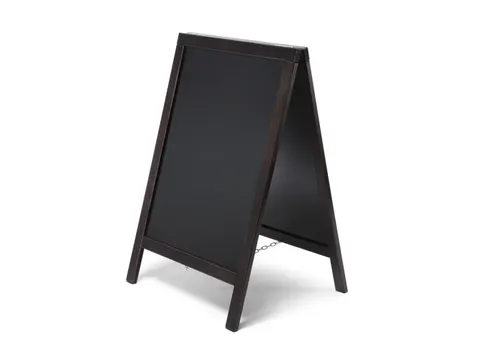 Panneau trottoir Modèle A bois noir 55x85cm
