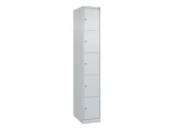lockerkast HxBxD 1850x300x500mm 1x5vakken cil.-slot staand op vloer