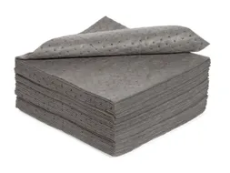 sorbent,mat,LxB 500x400mm,opnamecapaciteit 70l/VE,vlies,donkergrijs