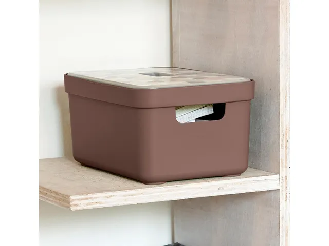 Sigma Home opbergbox 5L bruin - 25,2x17,5x12,2cm