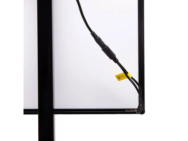 Verlicht Menustandaard LED Slide In A2 Zwart