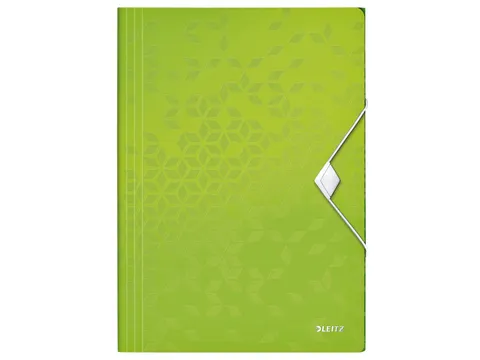 Elastomap Leitz WOW 3-kleps A4 Polypropyleen groen