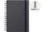 Notitieboek Quantore A5 spiraal zwart lijn