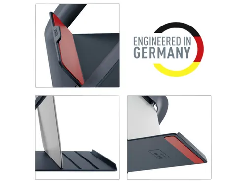 Laptopstandaard Leitz Ergo Cosy grijs