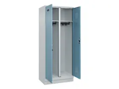 locker voor scheiding van kleding,HxBxD 1950x800x500mm,2vak