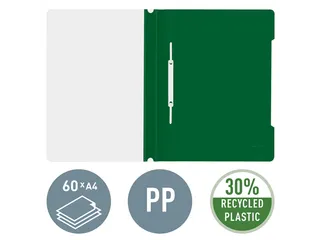 Snelhechter Leitz 4191 standaard A4 groen 30% gerecycled plastic - 2