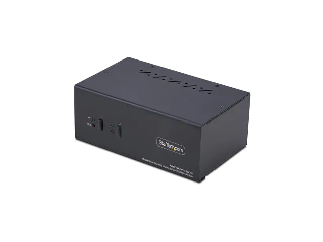 2-Port Dual-Monitor DisplayPort en HDMI KVM Switch