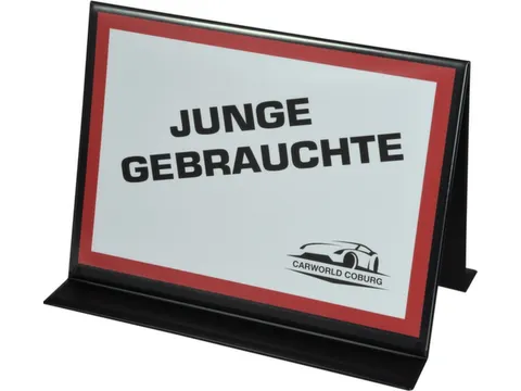 dakstandaard,DIN A4,liggend,magnetische standvoeten,PVC