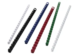 Bindrug GBC 12mm 21-rings A4 wit 100stuks - 4