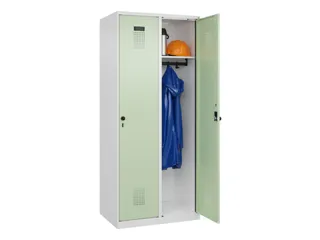 locker,HxBxD 1850x800x500mm,2vak,vak B 400mm,draaigrendel - 1