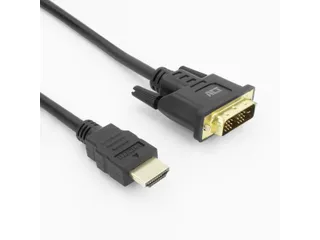 Kabel ACT HDMI DVI 18+1 pin M/M zwart 2 meter - 1