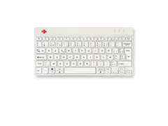Compact Break ergonomisch toetsenbord Azerty BE Wit draadloos