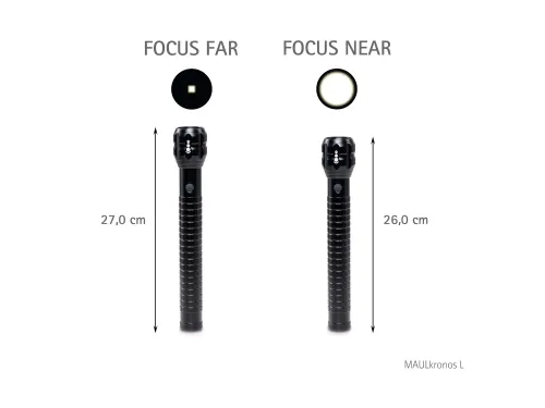 Zaklamp MAUL Kronos L LED 26cm lichtbereik 280m 8W