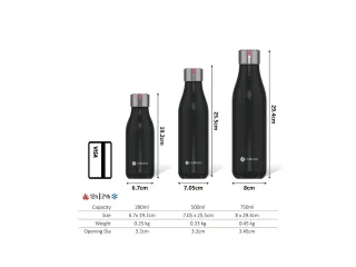 Thermosfles Les Artistes Paris 500ml Chupa Kiss - 12