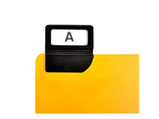 Tabblad a-z Glanskarton 6/10 125x75 24 stuks - 10