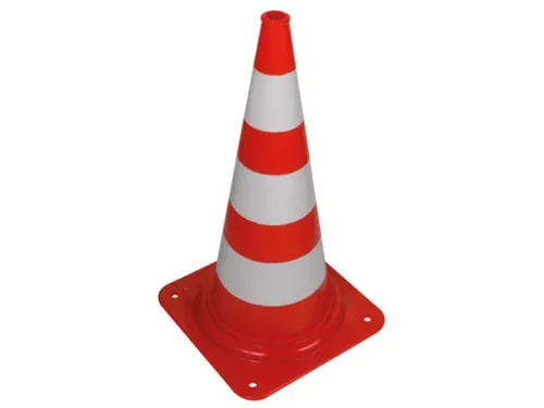 Verkeerskegel Rood/WIT - 75cm
